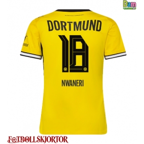 Borussia Dortmund Ethan Nwaneri #18 Hemmatröja Dam 2026-27 Kortärmad